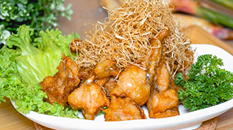 Deep Fried Frog with Ginger