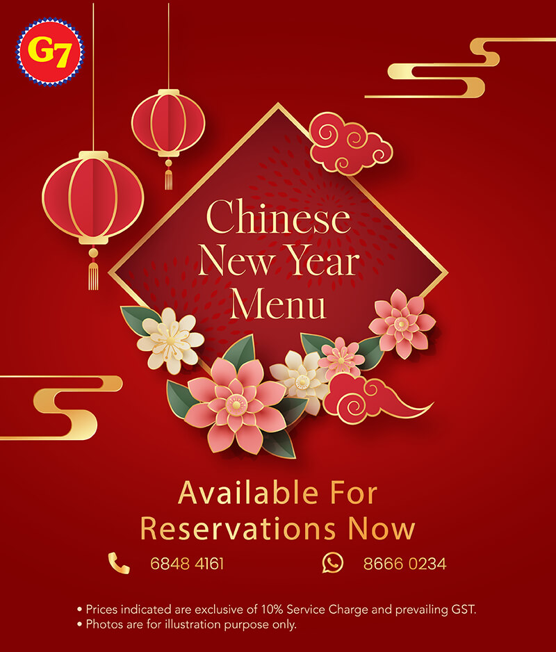 CNY Set Menu - G7 Live Seafood Restaurant