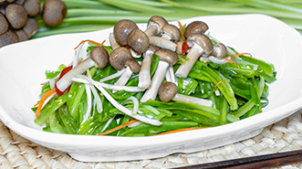Wok-Fried Green Dragon Vegetables
